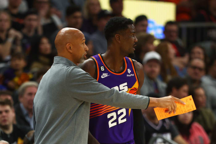 C Deandre Ayton have been efficient for the Suns and near the top of statistical categories for centers in the NBA this season.